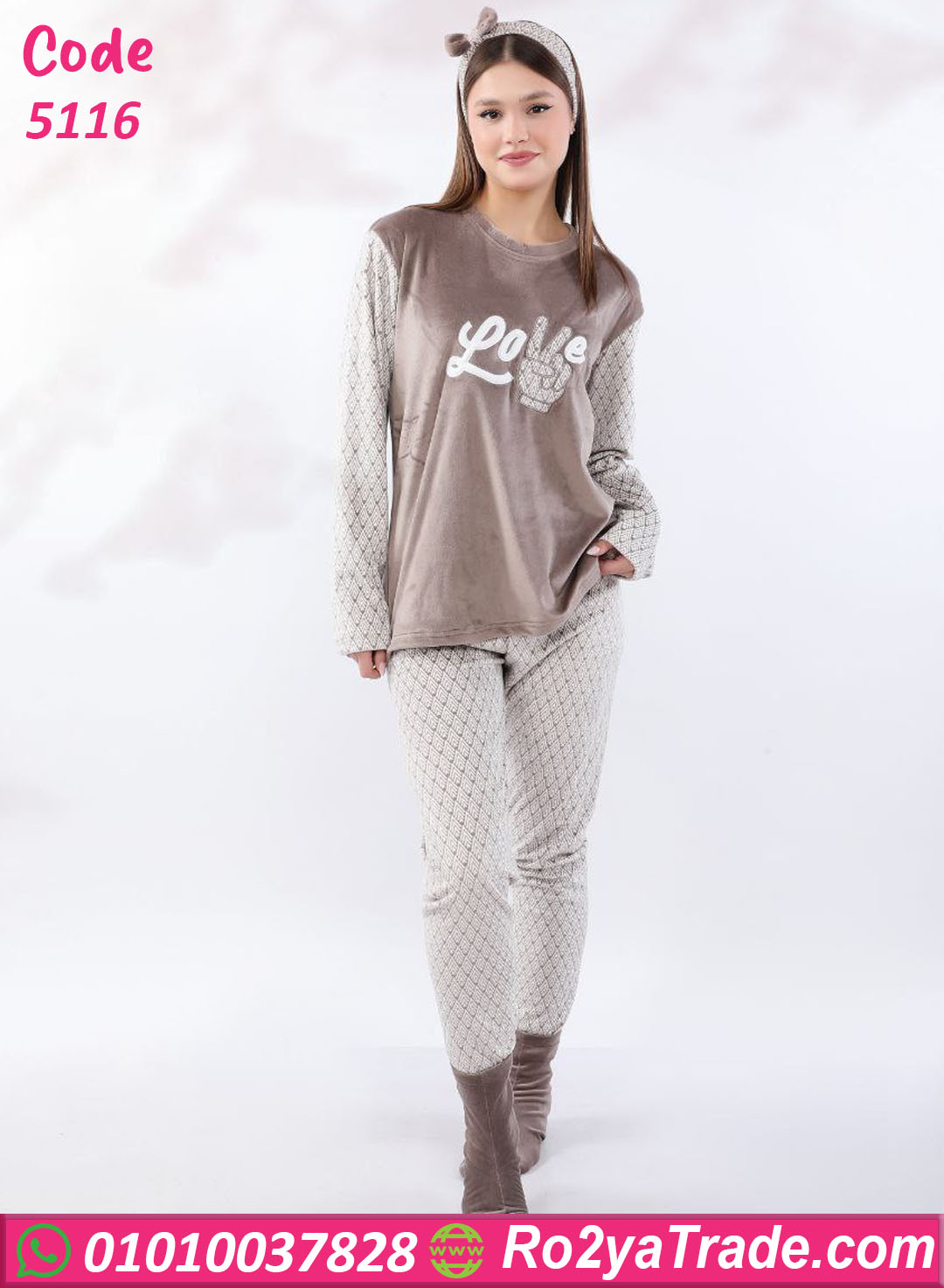 5116-6 بيجامة شتوي بطاريق