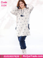 بيجامة شتوي قطيفة ناعمة