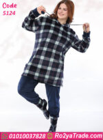 بيجامة شتوي قطيفة ناعمة