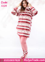 بيجامة شتوي قطيفة ناعمة