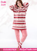 بيجامة شتوي قطيفة ناعمة