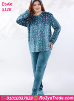 بيجامة شتوي قطيفة حريمي