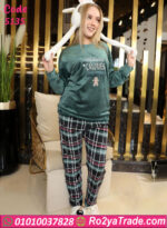 بيجامة حريمي قطيفة شتوي