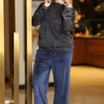 بيجامة قطيفة شتوي حريمي