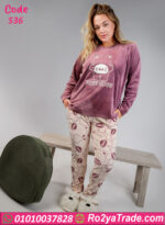 بيجامة شتوي قطيفة CHAI