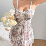 لانجري وردي قصير