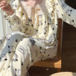 بيجامة شتوي كيوت قطيفة