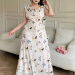 فستان فراشات ناعم