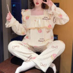 بيجامة شتوي فرو ناعمة