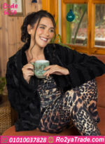 بيجامة فرو شتوي ليوبارد