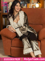 بيچامة شتوي قطيفة فخمة