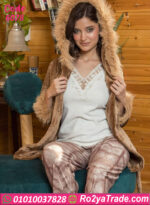 طقم شتوي ناعم بالفرو