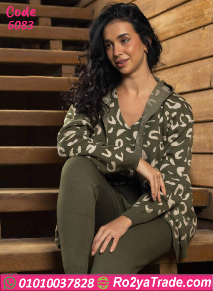 طقم شتوي نسائي تريكو