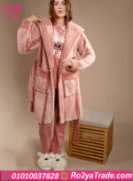 بيجامة شتوي فرو ناعم