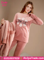 بيجامة شتوي فرو ناعم