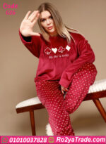 بيجامة قطيفة شتوي