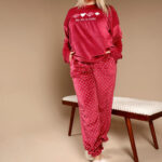 بيجامة قطيفة شتوي