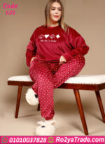 بيجامة قطيفة شتوي