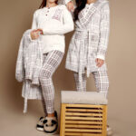 بيچامة شتوي نسائية فليز ناعمة