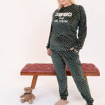 بيجامة قطيفة شتوي نسائية