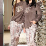 بيجامة قطيفة Coco شتوي