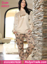 بيجامة قطيفة Bloom شتوي