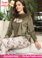 بيجامة قطيفة Bloom شتوي