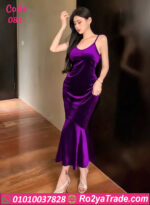 فستان قطيفة شتوي 081