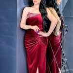 فستان قطيفة شتوي سواريه 083