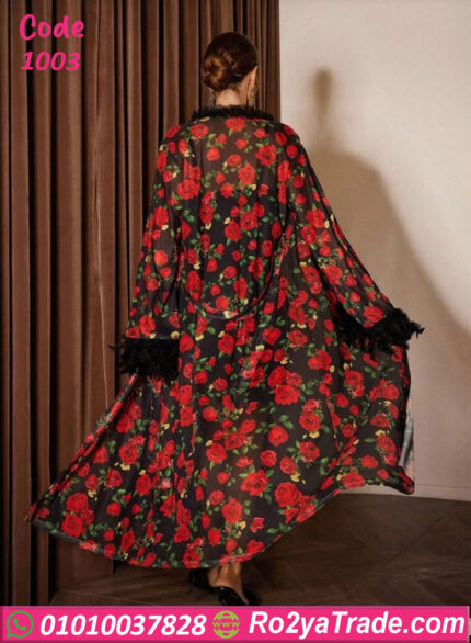 روب لانجري شيفون ورد