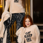 طقم شتوي فرو نسائي بكابيشو