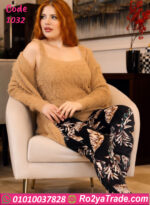 بيجامة شتوي فرو ناعم