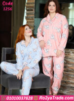 بيجامة قطيفة شتوي نسائي