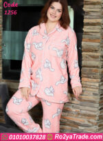 بيجامة قطيفة شتوي نسائي