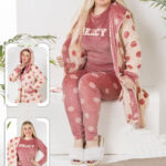 بيجامة شتوي فرو ناعم