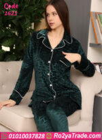 بيجامة قطيفة شتوي حريمي