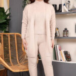 ترنج تريكو نسائي 3 قطع شتوي