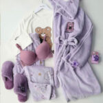 طقم قطيفة شتوي بنات