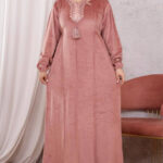 عباية بيتي شتوي تطريز ناعم