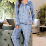 بيجامة حريمي قطيفة شتوي