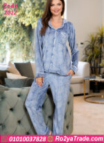 بيجامة حريمي قطيفة شتوي