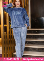 بيجامة قطيفة شتوي بيج سايز