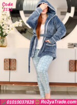 بيجامة فرو شتوي بالروب