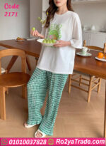 بيجامة صيفي نسائي قطن