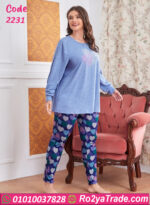 بيجامة شتوي قلوب