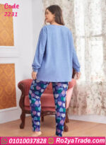 بيجامة شتوي قلوب