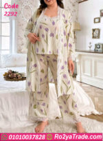 طقم دانتيل شتوي ورد