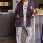 بيجامة شتوي حريمي قطيفة
