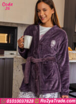 بيجامة شتوي حريمي قطيفة