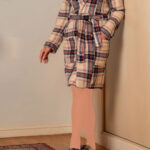 روب شتوي نسائي قصير قطيفة كاروه